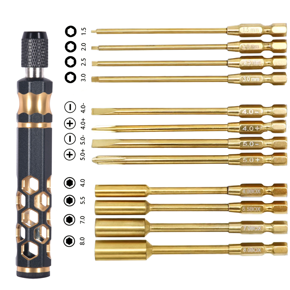 Rc Hobby Electric Screwdriver - RC Metal Hex Screwdriver Set 1.5mm