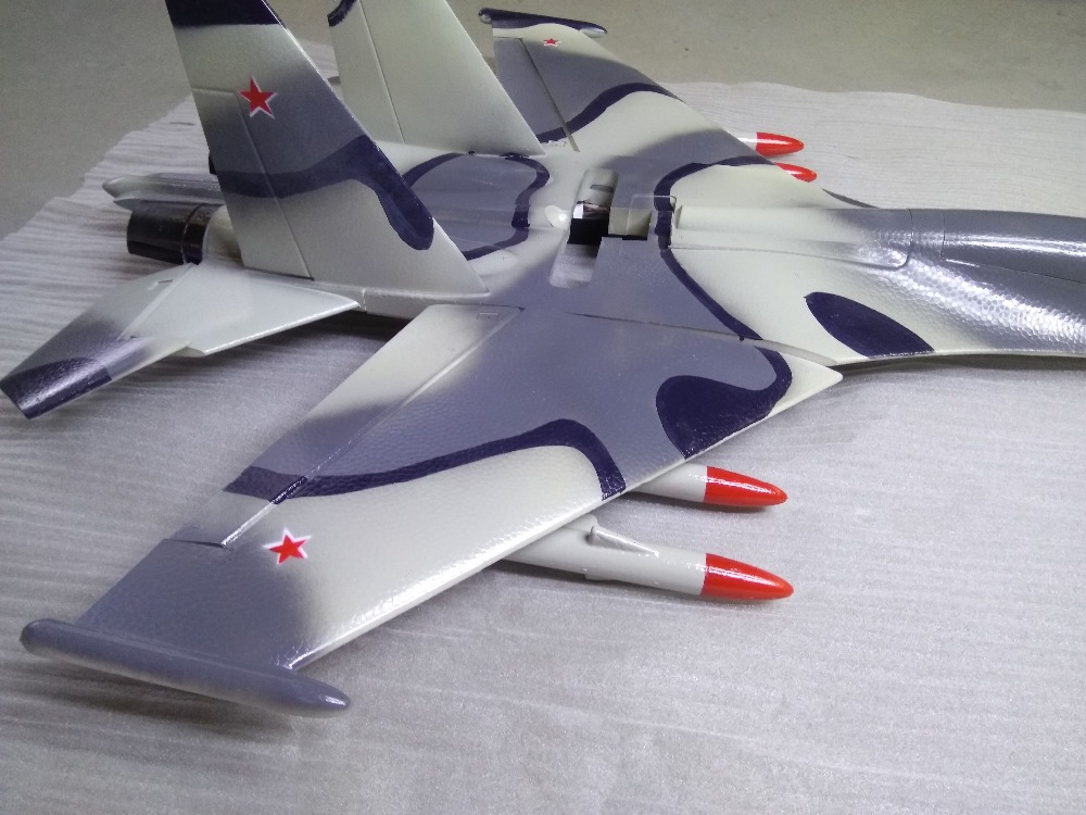 White EPO RC Plane SU-27 SU27  - Rc Hobby Plane recension och pris