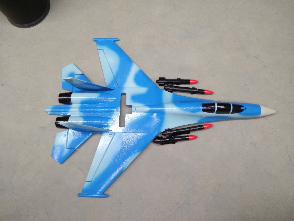White EPO RC Plane SU-27 SU27  - Rc Hobby Plane recension och pris