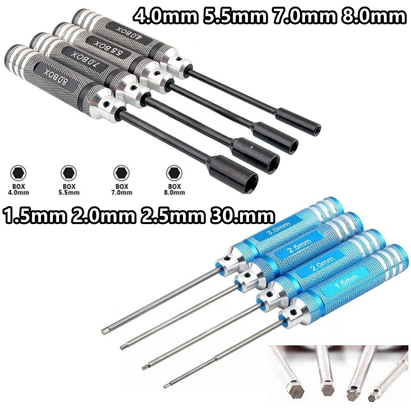 4Pcs Titanium Hex Screwdriver  - Rc Hobby Electric Screwdriver recension och pris