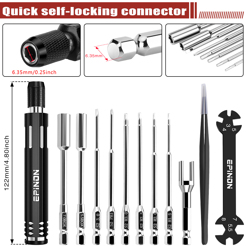 EPINON RC Car Repair Work Stan - Rc Hobby Electric Screwdriver recension och pris