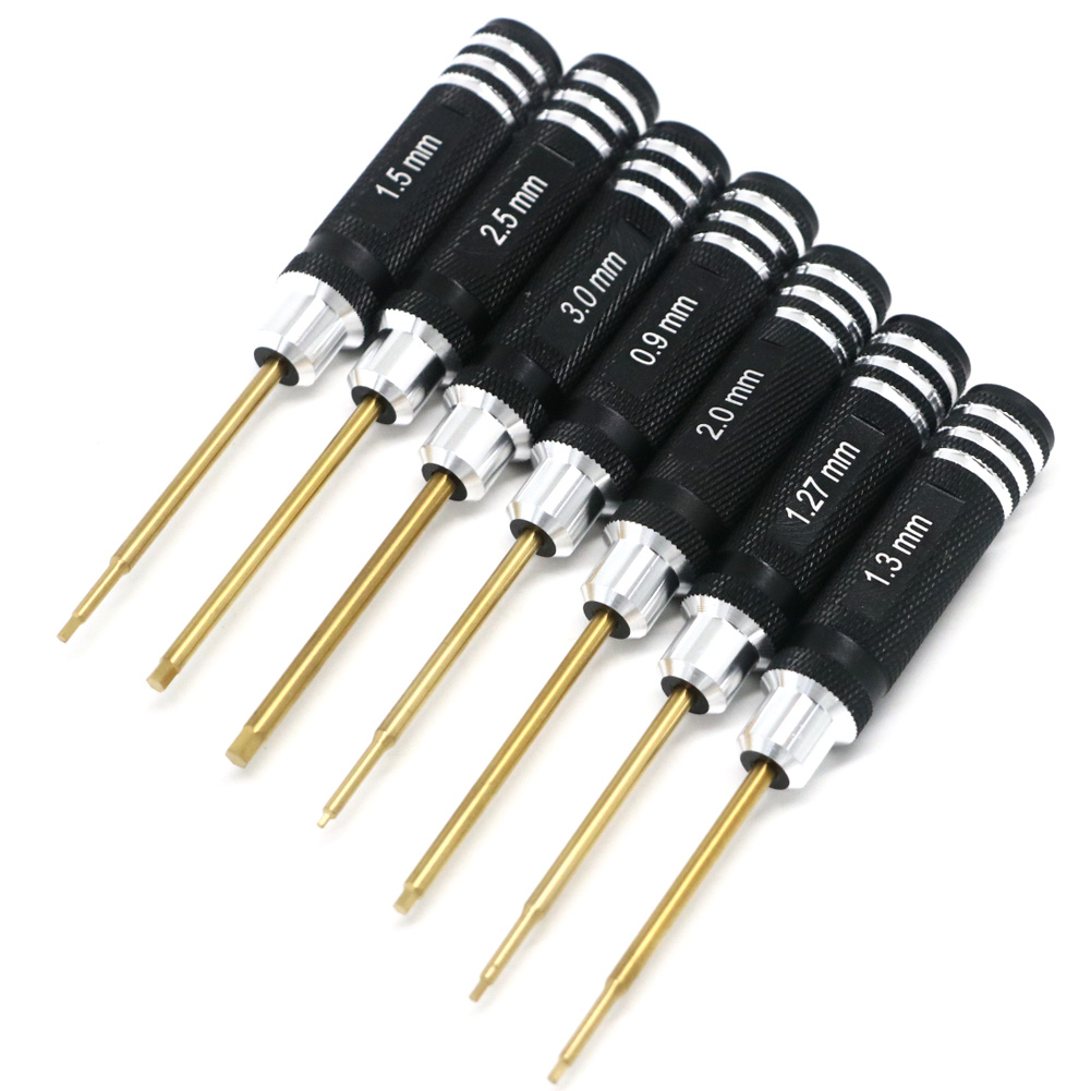 7pcs Titanium Plating Mini Pre - Rc Hobby Electric Screwdriver recension och pris