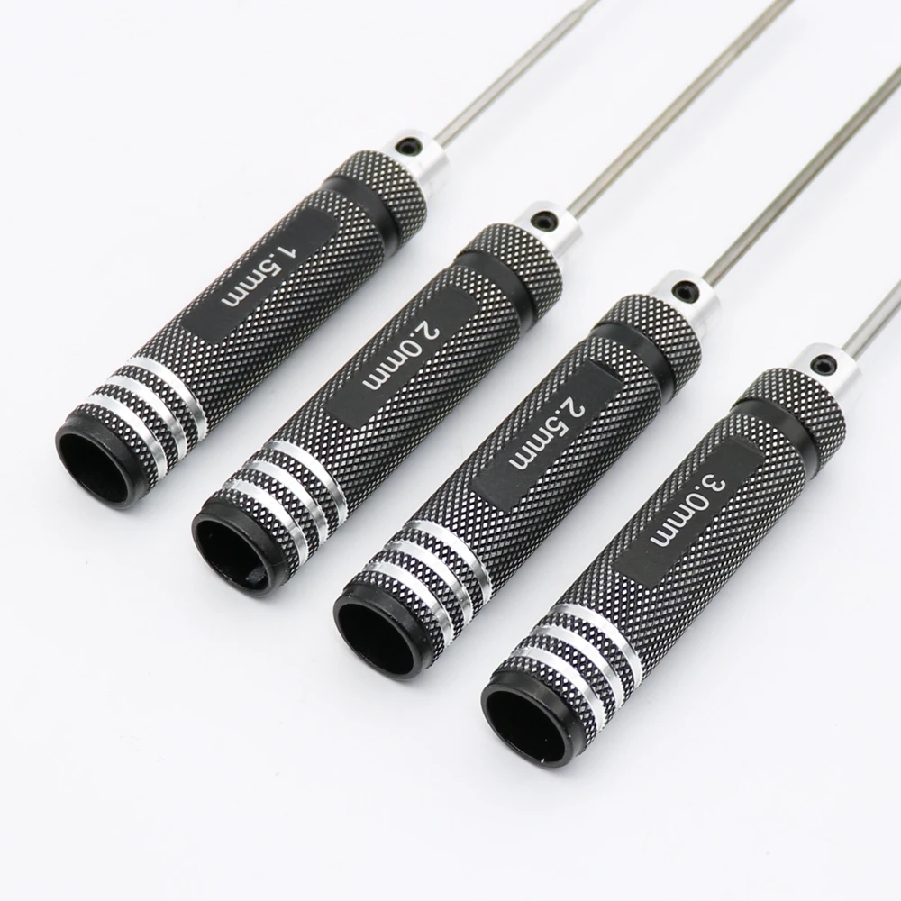 4PCS 1.5/2/2.5/3.0mm Black Hex - Rc Hobby Electric Screwdriver recension och pris