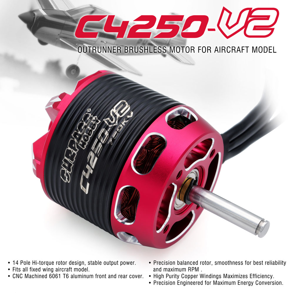 SURPASS HOBBY C4240 750KV/850K - Rc Hobby Plane recension och pris