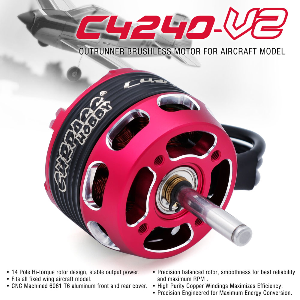 SURPASS HOBBY C4240 750KV/850K - Rc Hobby Plane recension och pris