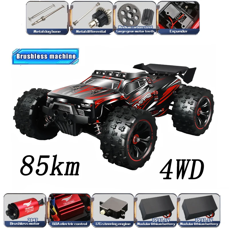 1:14 85KM/H or 50KM/H 4WD RC C - Rc Hobby Grade Cars recension och pris