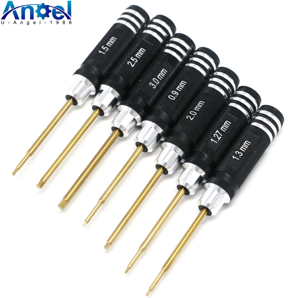 7pcs Titanium Plating Mini Pre - Rc Hobby Electric Screwdriver recension och pris