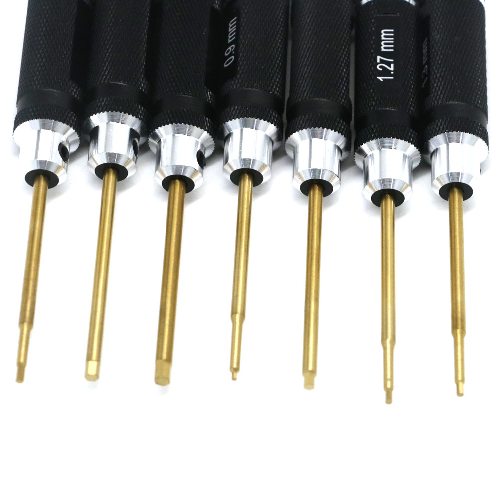 7pcs Titanium Plating Mini Pre - Rc Hobby Electric Screwdriver recension och pris